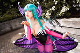 「【コスプレ】『ヴァンパイア』モリガンが妖艶な美しさを放つ！人気レイヤー・花宮いのり【写真10枚】」の画像2