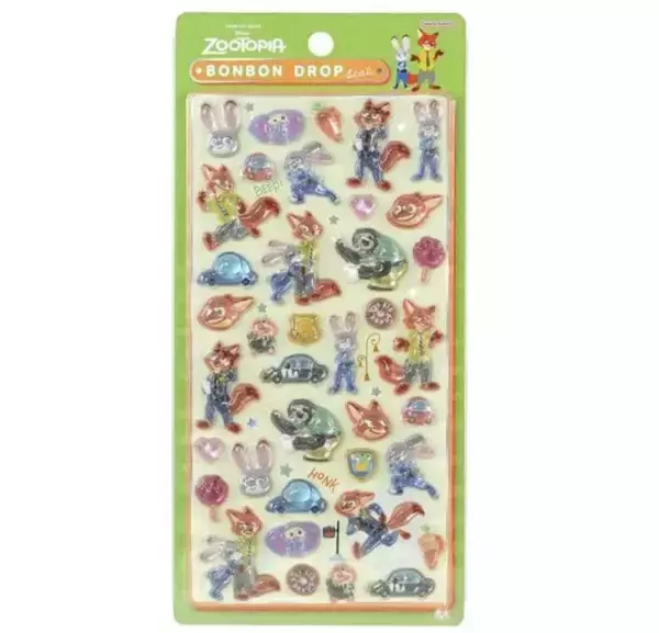 「大人気のディズニー「ボンボンドロップシール」が抽選販売！プリンセスやズートピア、プーさんなど全4種」の画像