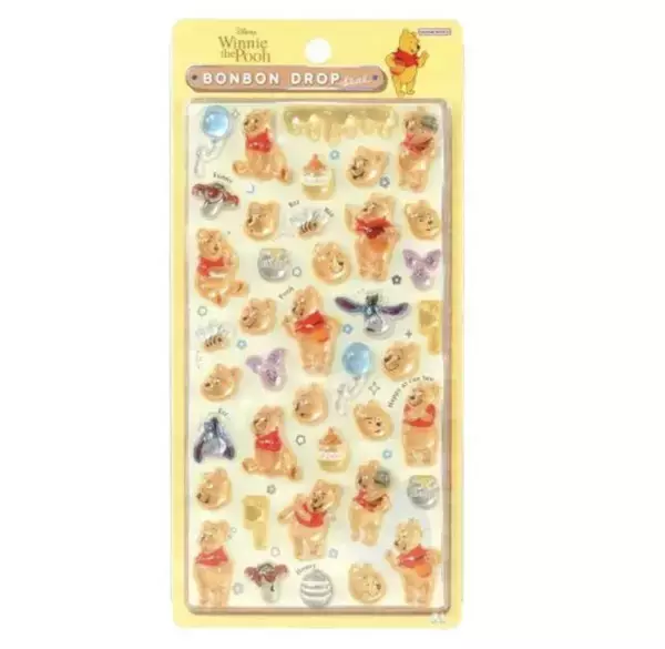 「大人気のディズニー「ボンボンドロップシール」が抽選販売！プリンセスやズートピア、プーさんなど全4種」の画像