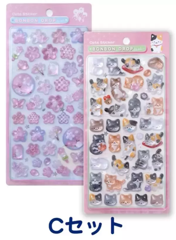 「「ボンボンドロップシール」が公式抽選販売！対象は「和柄新作」全4セット、1万名分を用意」の画像