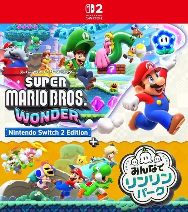 「みんなで遊べるスイッチ2版『スーパーマリオブラザーズ ワンダー』が発売！「ゾウマリオ」など対応amiibo全3種も」の画像