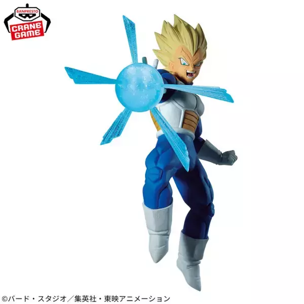 「「ドラゴンボールZ」"ビッグ・バン・アタック"を放つ「超サイヤ人ベジータ」がプライズフィギュアに！感動のシーンをイメージした「魔人ブウ」ぬいぐるみも」の画像