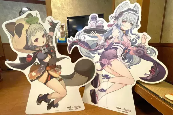 「大盛況な『原神』×有馬温泉コラボ「ぽっかぽか温泉旅」現地レポ！グルメ＆入浴を「夢見月瑞希」たちがお出迎え」の画像