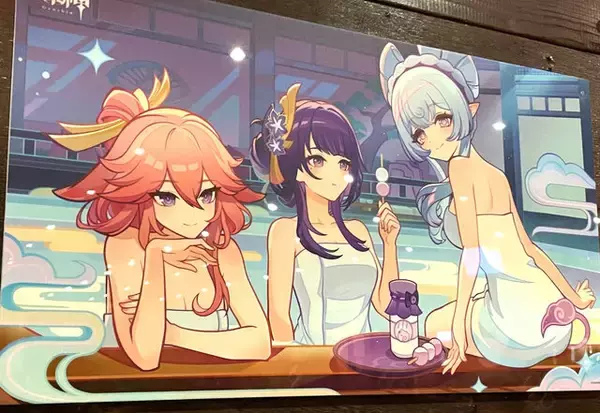 「大盛況な『原神』×有馬温泉コラボ「ぽっかぽか温泉旅」現地レポ！グルメ＆入浴を「夢見月瑞希」たちがお出迎え」の画像