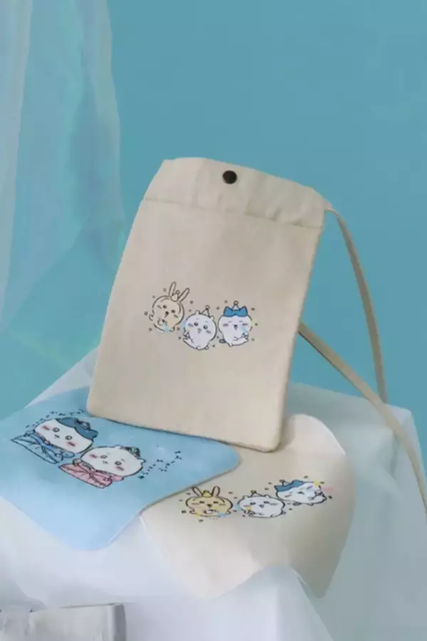 「「ちいかわ＆ハチワレ」誕生日の期間限定デザインが登場！王子なうさぎと、3人で派手に祝う“おめでとう”の全3種から好みのグッズを作成」の画像