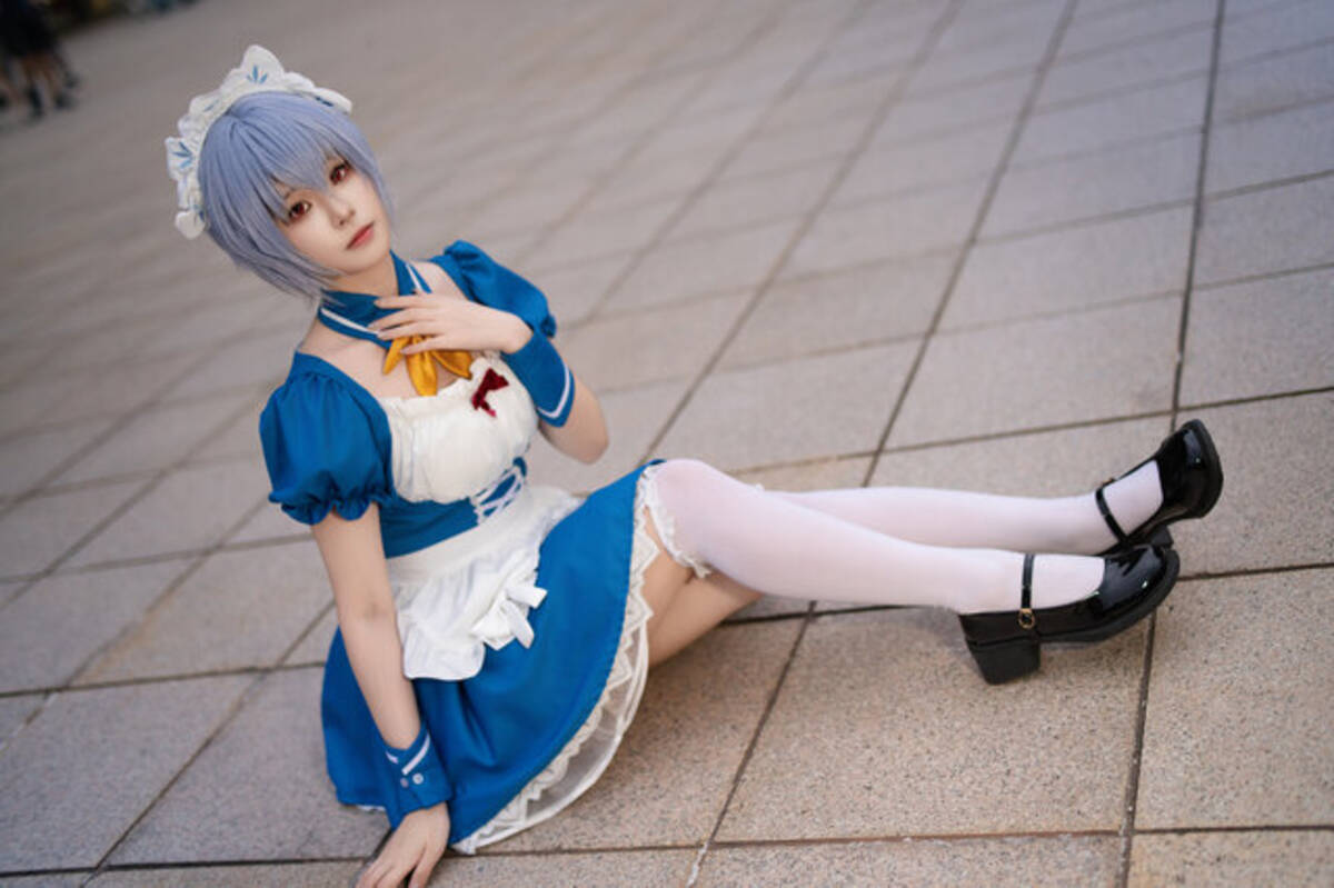コスプレ】「エヴァ」綾波レイのメイド姿が正解すぎる！憂いを帯びた 