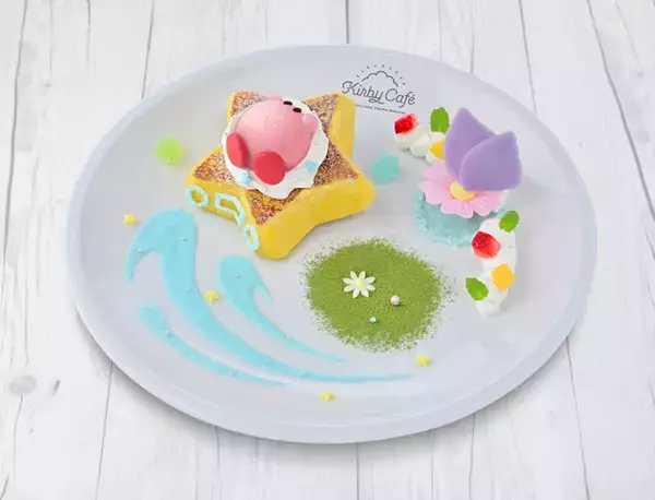 「「カービィカフェ」に『エアライダー』モチーフの新作デザート！ 可愛いワープスター型のフレンチトーストが2月4日より提供」の画像