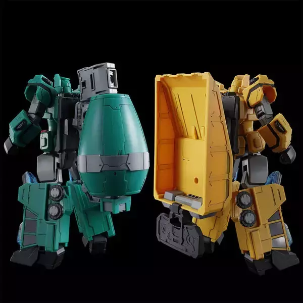 「勇者王ガオガイガーより「撃龍神」がHGプラモ化！風龍・雷龍はロボットからビークルモードにも変形可能」の画像