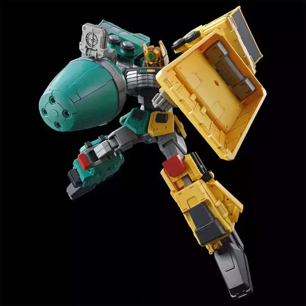 「勇者王ガオガイガーより「撃龍神」がHGプラモ化！風龍・雷龍はロボットからビークルモードにも変形可能」の画像