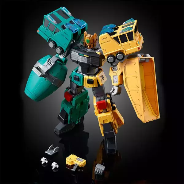 「勇者王ガオガイガーより「撃龍神」がHGプラモ化！風龍・雷龍はロボットからビークルモードにも変形可能」の画像