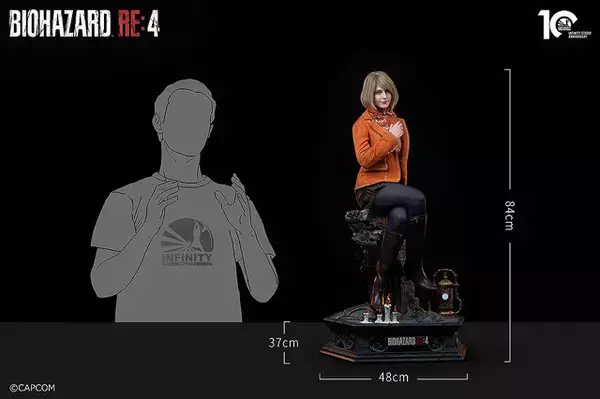 「お値段53万の“リアル”感！『バイオ RE:4』 より「アシュリー・グラハム」が1/2 スケールで立体化、台座にはLEDライトを内蔵」の画像