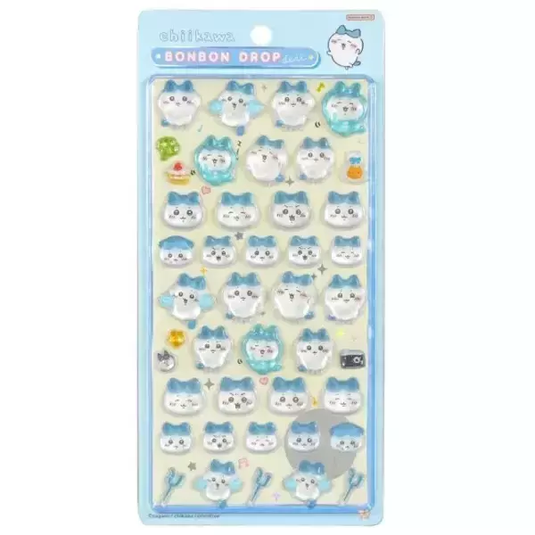 「「ちいかわ ボンボンドロップシール」がちいかわらんど全店で抽選販売！対象はハチワレ、うさぎたちの4種セット」の画像