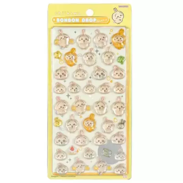 「「ちいかわ ボンボンドロップシール」がちいかわらんど全店で抽選販売！対象はハチワレ、うさぎたちの4種セット」の画像