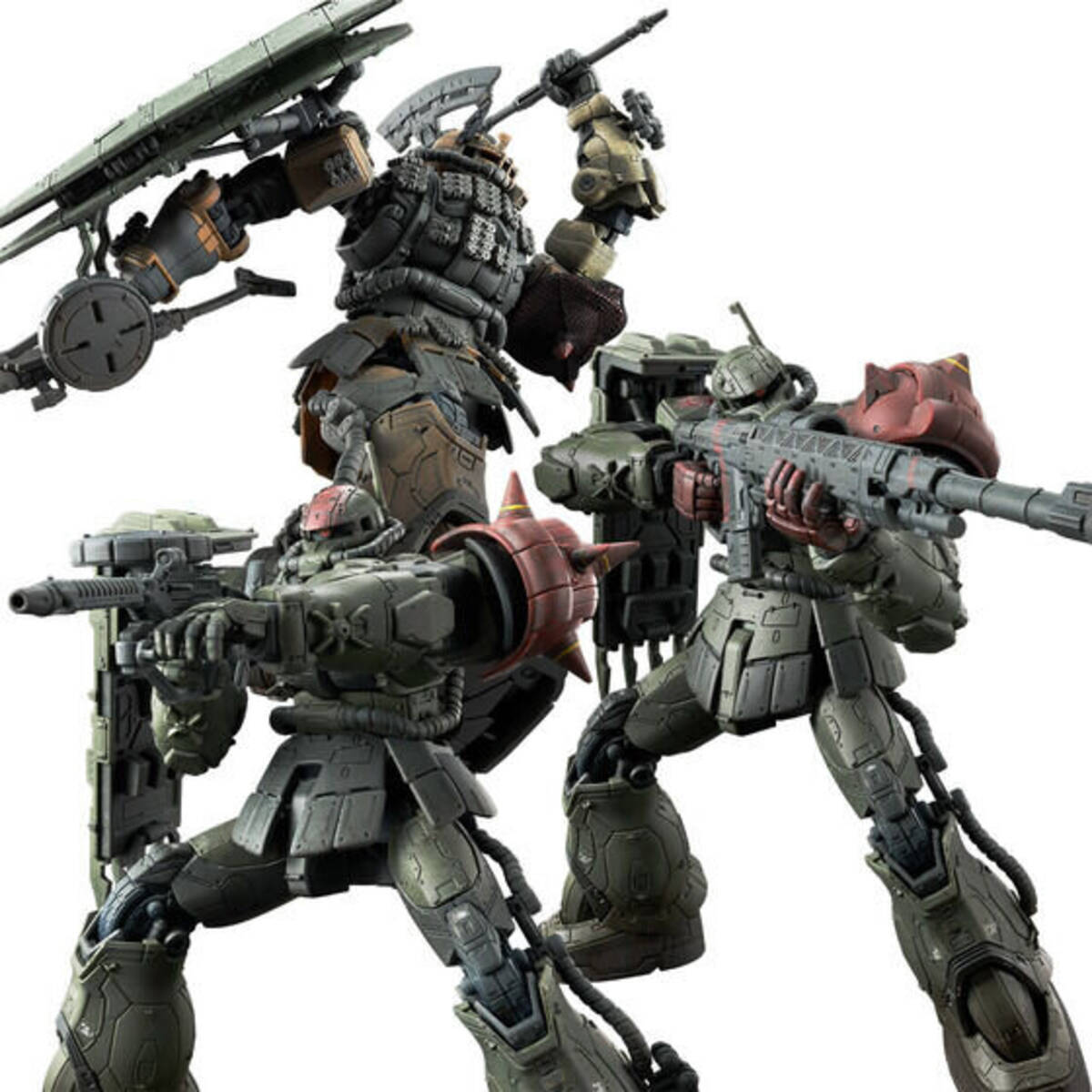復讐のレクイエム」より、レッド・ウルフ隊の「ザクII F型」HGガンプラ 