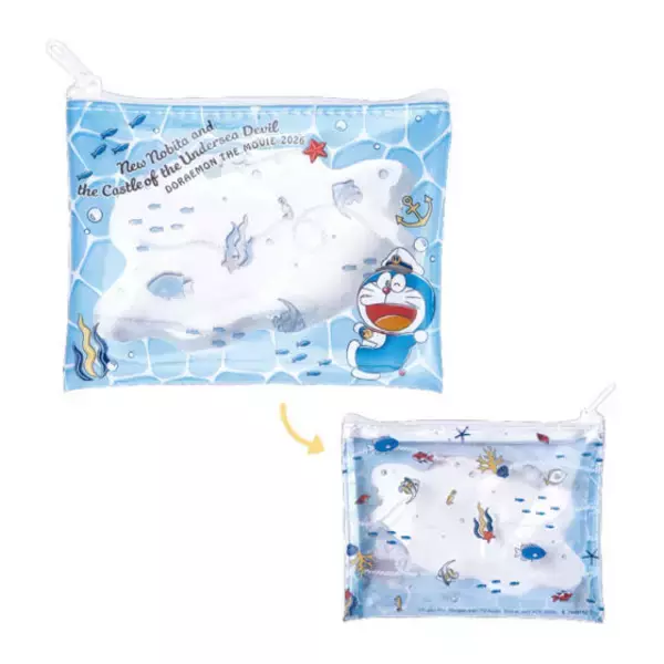 「「ドラえもん」新作映画のガシャポンあそーとこれくしょんが3月第3週発売！ミニフィギュアほか、クリアポーチやめじるしアクセサリー全9種ラインナップ」の画像