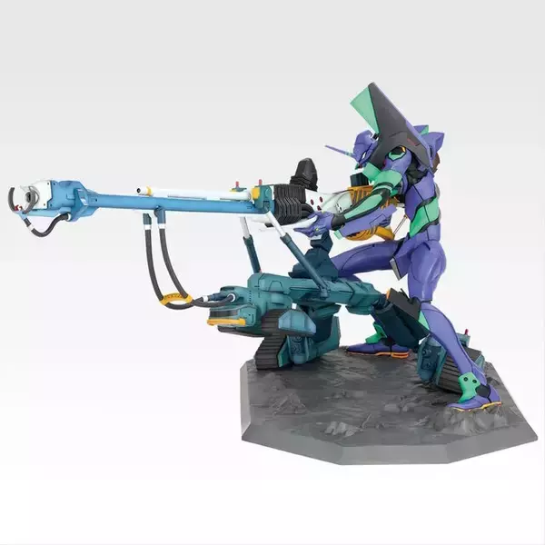 「「ヱヴァンゲリヲン新劇場版：序」新作一番くじ発表！陽電子砲構えた初号機、「ココに注目」の写真を再現した葛城ミサトなど5体を堂々立体化」の画像
