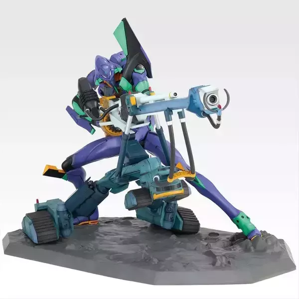 「「ヱヴァンゲリヲン新劇場版：序」新作一番くじ発表！陽電子砲構えた初号機、「ココに注目」の写真を再現した葛城ミサトなど5体を堂々立体化」の画像