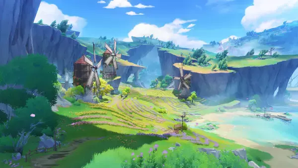 「『原神』モンドに約5年半ぶりの新エリア！ジンとバーバラの父親「サイモン」や、謎の新キャラもチラ見せ」の画像