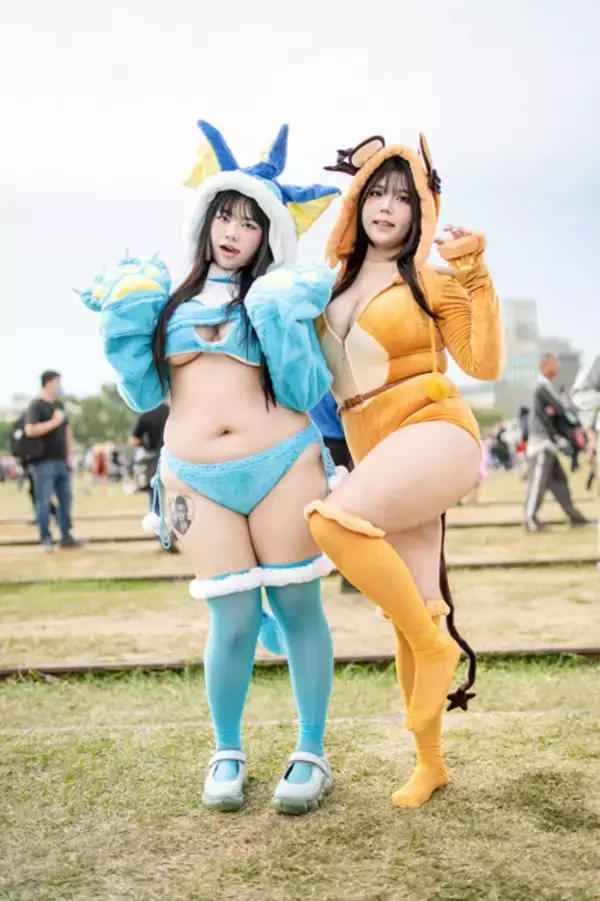 「【コスプレ】レベルMAXな圧巻の美ボディで魅せる！台湾に出現した『ポケモン』デデンネの擬人化レイヤーが美しすぎた【写真7枚】」の画像