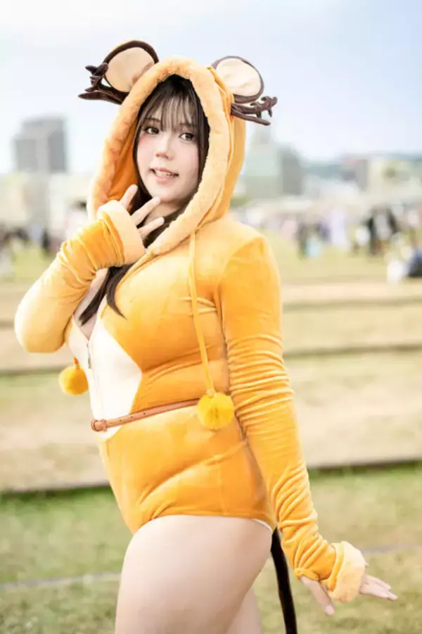 「【コスプレ】レベルMAXな圧巻の美ボディで魅せる！台湾に出現した『ポケモン』デデンネの擬人化レイヤーが美しすぎた【写真7枚】」の画像