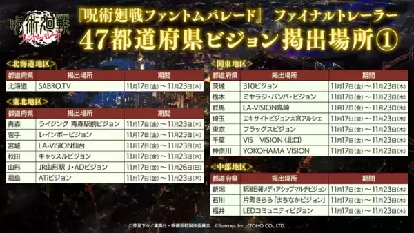 「『呪術廻戦 ファントムパレード』ファイナルトレーラー公開！事前登録150万人達成で、「SSRキャラ確定チケット」を配布」の画像