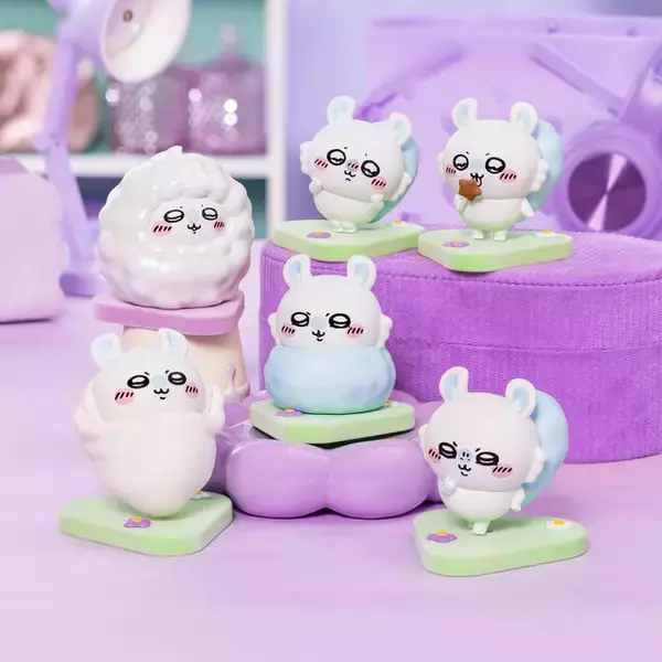 「ちいかわより「うさぎだらけ」と「モモンガだらけ」のフィギュア登場！「垂れ耳」「ぶりっこ」など各6種の印象的なシーンを再現」の画像