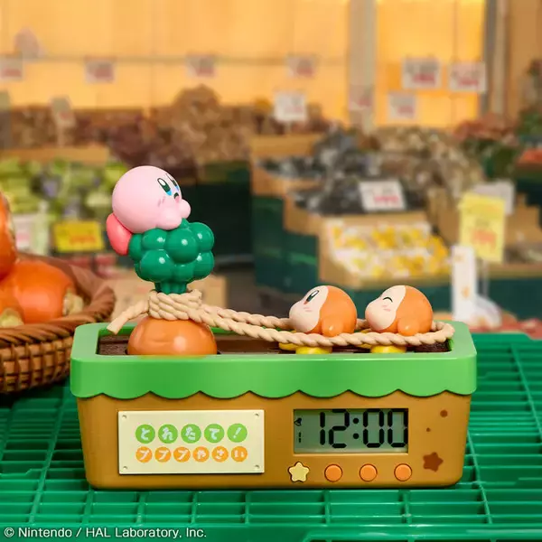 「カービィたちが新鮮なやさいをお届け！動くデジタルクロックやくじなどを展開する『星のカービィ』キャンペーンがスタート」の画像