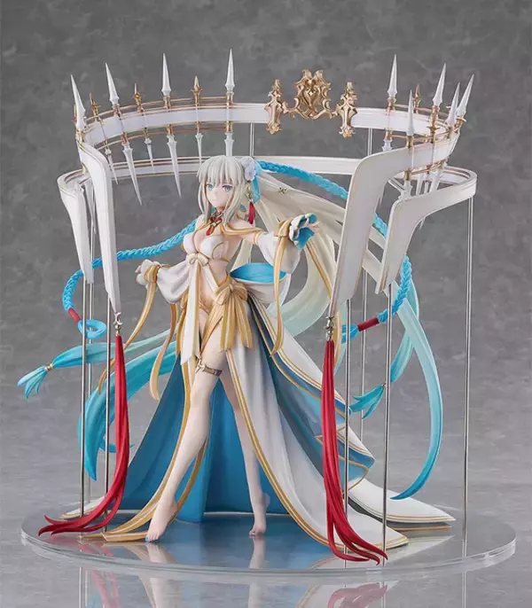 「気品ある水着姿が美しい！『FGO』より「水妃モルガン」フィギュアが、豪華な円形装飾など見どころ満載」の画像
