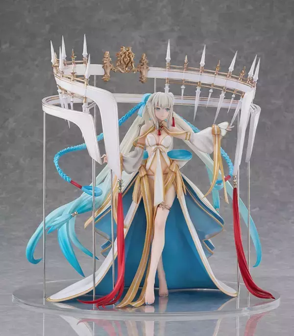 「気品ある水着姿が美しい！『FGO』より「水妃モルガン」フィギュアが、豪華な円形装飾など見どころ満載」の画像