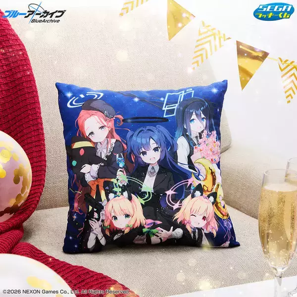 「『ブルアカ』リリース5周年記念「セガ ラッキーくじ」発売！QP:flapper描き下ろしイラストを使用したグッズがラインナップ」の画像