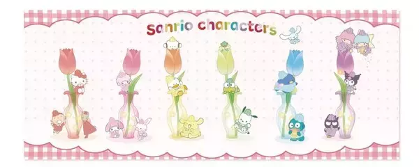 「「サンリオキャラクターズ」推し色のチューリップモチーフが可愛い！アミューズメント施設「ナムコ」にて、人気投票イベント連動キャンペーン開催」の画像