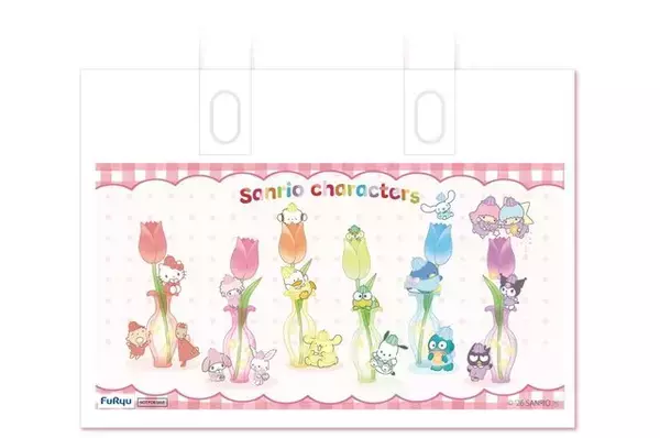 「「サンリオキャラクターズ」推し色のチューリップモチーフが可愛い！アミューズメント施設「ナムコ」にて、人気投票イベント連動キャンペーン開催」の画像