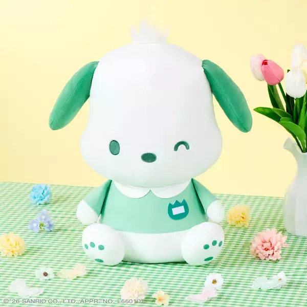 「「サンリオキャラクターズ」推し色のチューリップモチーフが可愛い！アミューズメント施設「ナムコ」にて、人気投票イベント連動キャンペーン開催」の画像