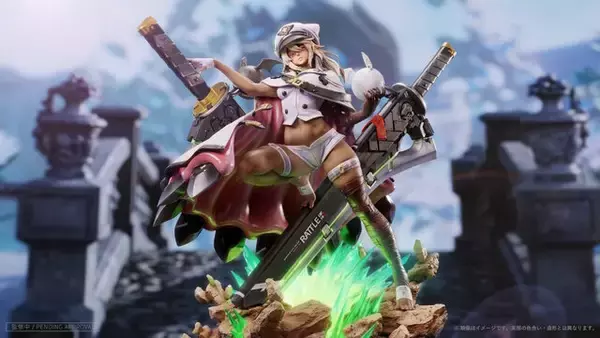 『ギルティギア』よりラムレザル、ソル、梅喧が1/4スケールスタチュー化！ギア細胞が活性化した姿や2本の特大剣も力強く再現
