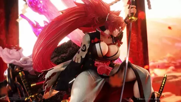 「『ギルティギア』よりラムレザル、ソル、梅喧が1/4スケールスタチュー化！ギア細胞が活性化した姿や2本の特大剣も力強く再現」の画像