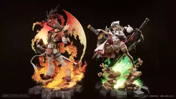 「『ギルティギア』よりラムレザル、ソル、梅喧が1/4スケールスタチュー化！ギア細胞が活性化した姿や2本の特大剣も力強く再現」の画像