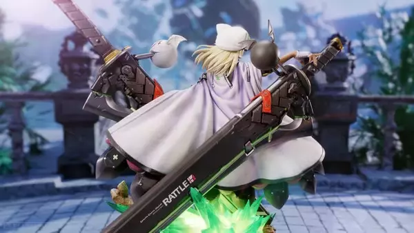 「『ギルティギア』よりラムレザル、ソル、梅喧が1/4スケールスタチュー化！ギア細胞が活性化した姿や2本の特大剣も力強く再現」の画像