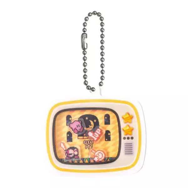 「ドットデザインがかわいい！『星のカービィ』のキャラがシャカシャカ動くアクリルチャーム全5種が、ガシャポンにて再販」の画像