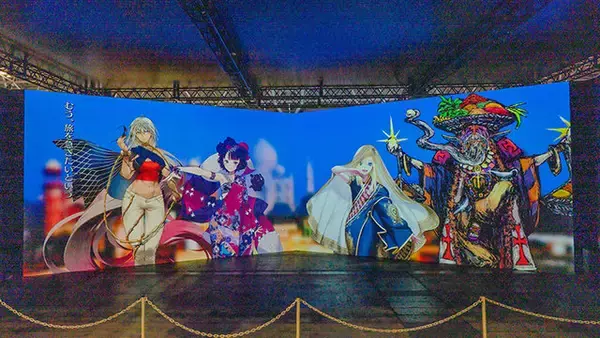 「「FGOフェス2022」パネル展示&動画劇は必見！描き下ろし衣装のサーヴァントと巡る世界展【フォトレポ】」の画像