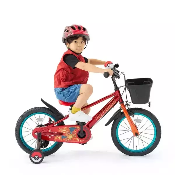 「『ポケモン』デザインのキッズ向け自転車が発売！カメックス、ルカリオなど青テーマの「ブルー・パーティ」と、「リザードン」の2モデルがカッコイイ」の画像