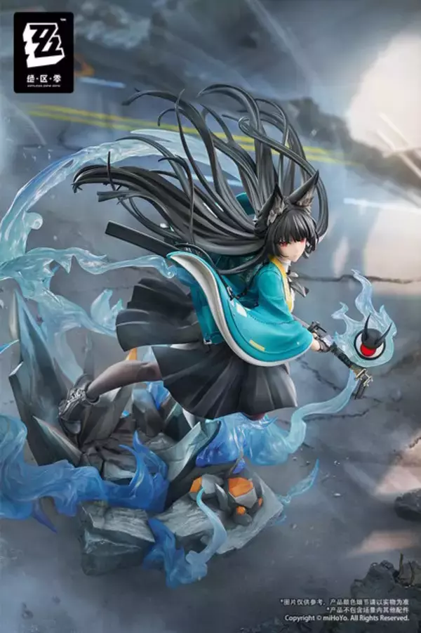 「『ゼンゼロ』より「星見雅」「イヴリン」の2人がフィギュア化！雅は無尾の炎が舞う、刀構えた凛々しい戦闘シーンを再現」の画像