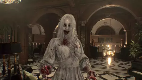 「『バイオハザード レクイエム』で人気の歌姫ゾンビ、公式によって“盛られる”―頬染めにケモ耳、花吹雪も舞うラブリーな姿に変貌」の画像