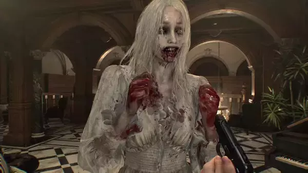 「『バイオハザード レクイエム』で人気の歌姫ゾンビ、公式によって“盛られる”―頬染めにケモ耳、花吹雪も舞うラブリーな姿に変貌」の画像