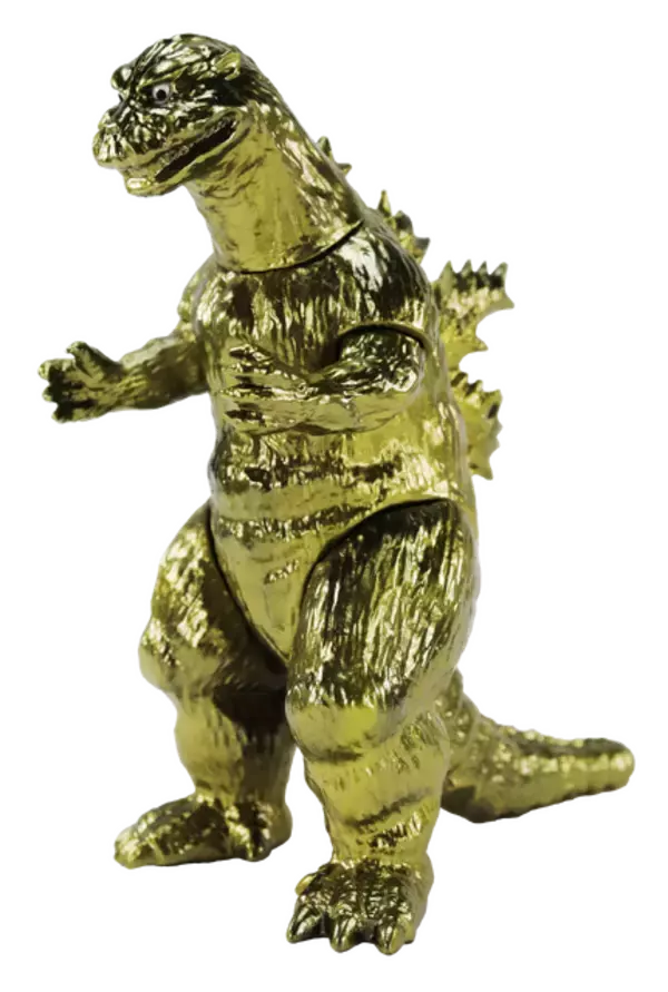ゴジラ」怪獣たちが金属のように輝く！特殊な塗料でメッキペイントされ 