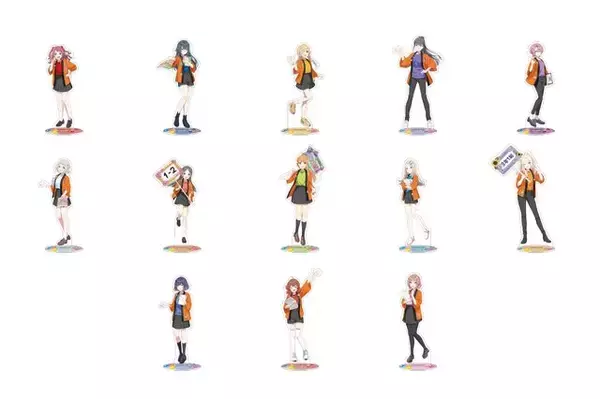 「『学マス』新商品がアニメイトに！「初星文化祭」をテーマに、描き下ろしイラストを使用したアクスタ・クリアファイルなどを用意」の画像