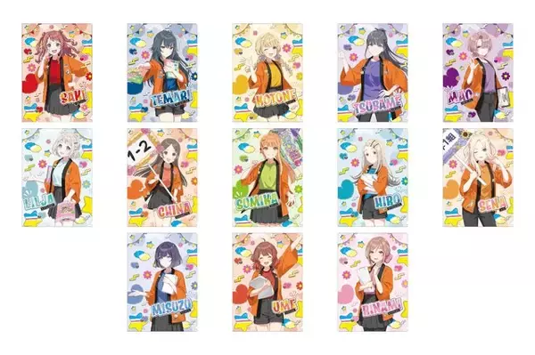 「『学マス』新商品がアニメイトに！「初星文化祭」をテーマに、描き下ろしイラストを使用したアクスタ・クリアファイルなどを用意」の画像