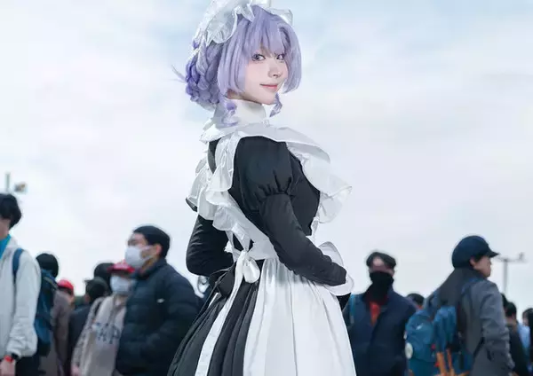 【コスプレ】サロメ嬢の優美なクラシカルメイドに見惚れてしまいますわ！ふわっとひるがえるスカートも必見の美女レイヤー【写真10枚】