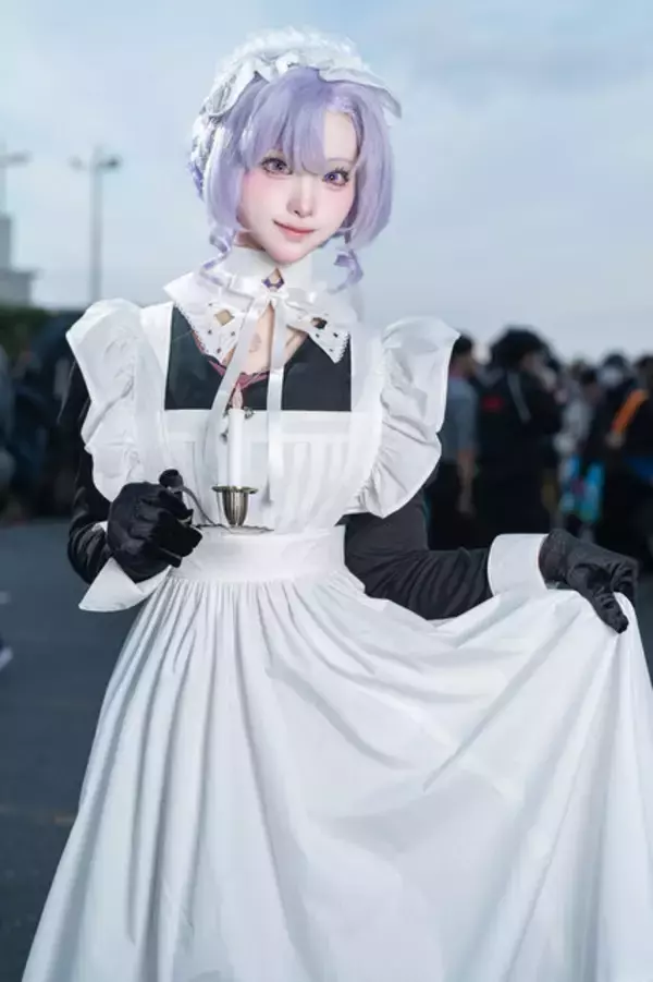 「【コスプレ】サロメ嬢の優美なクラシカルメイドに見惚れてしまいますわ！ふわっとひるがえるスカートも必見の美女レイヤー【写真10枚】」の画像