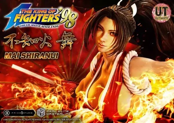 お値段20万円超えの圧倒的ボリューム感…『KOF’98』より「不知火舞」1/4スケールスタチューが予約開始