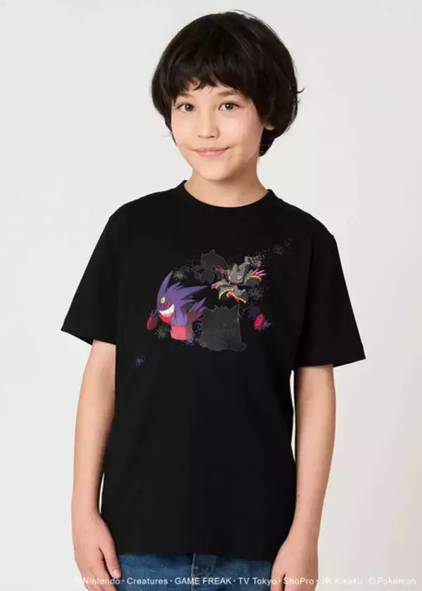 「グラニフ『ポケモン』コラボコレクションがお洒落！ゲンガーやミミッキュたちゴーストタイプのイラスト、ワンポイントアートをデザイン」の画像